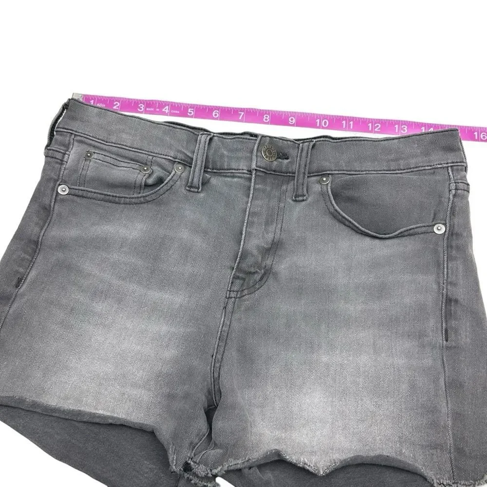 Madewell Gray Denim Cutoff Shorts Size 26